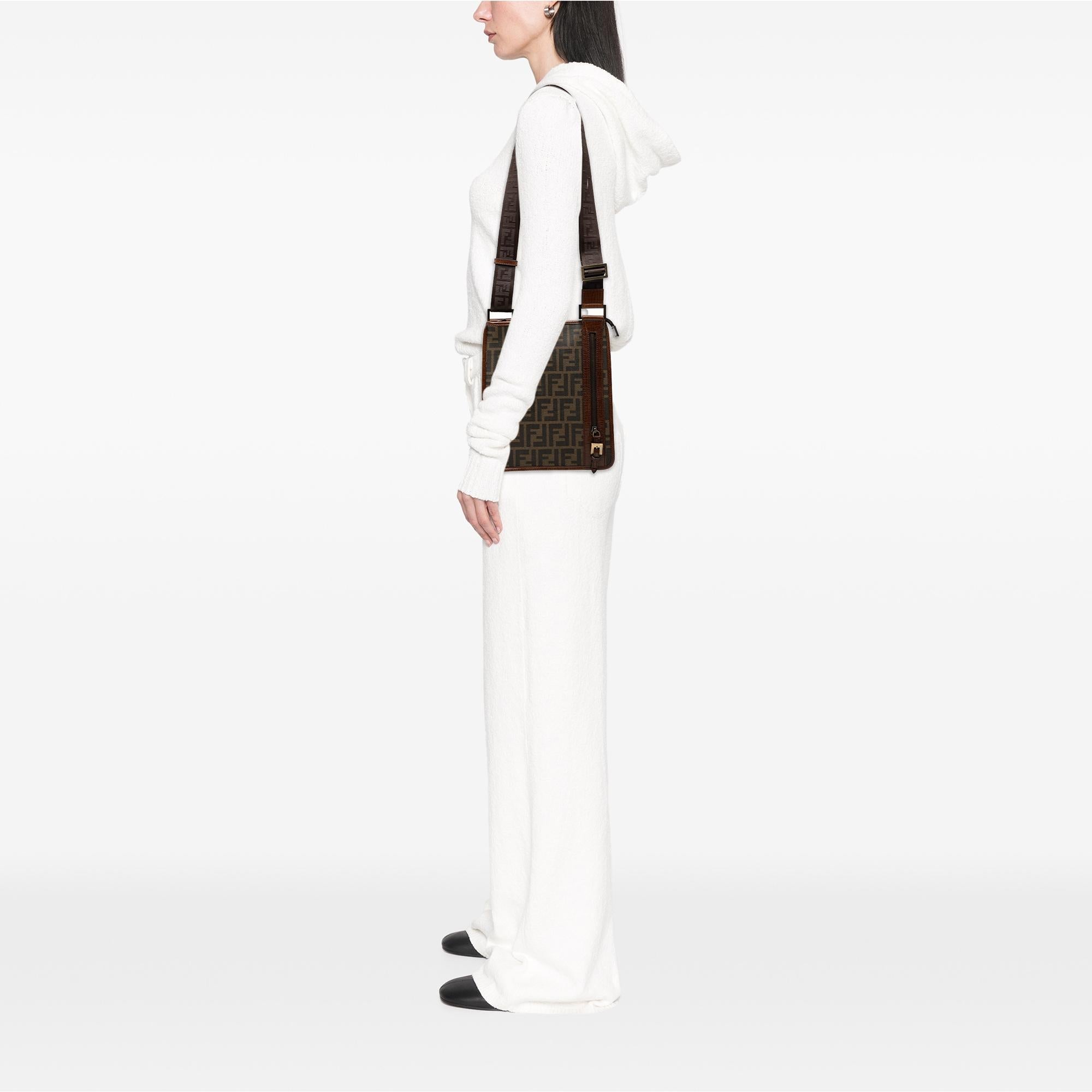 Fendi Zucca Coated Canvas Crossbody