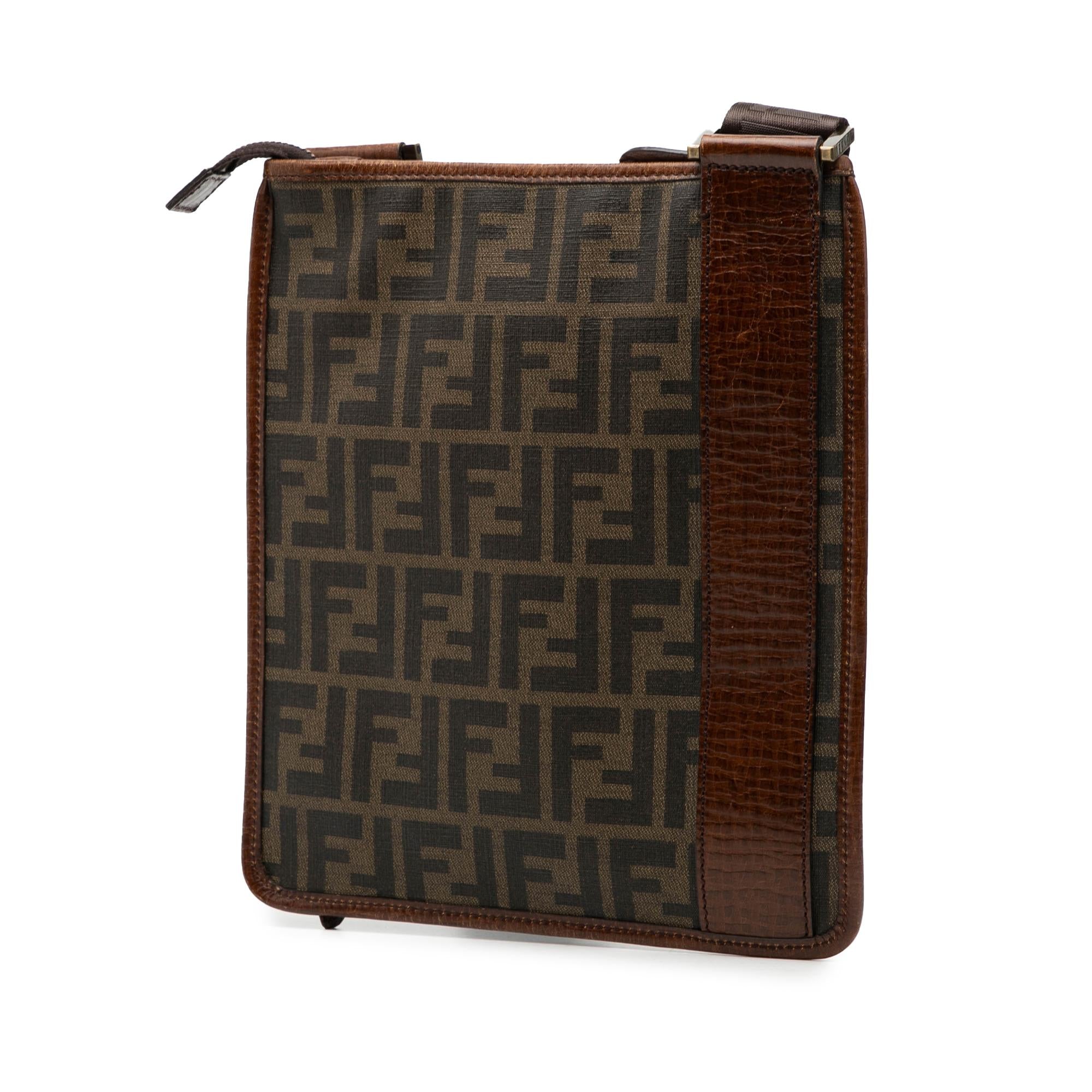Fendi Zucca Coated Canvas Crossbody