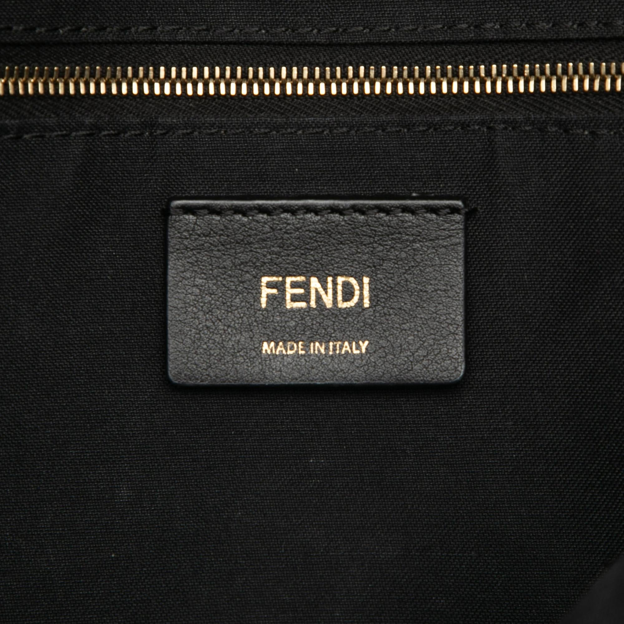 Fendi Zucca Coated Canvas FF 1974 Backpack