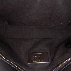 Fendi Zucca Coated Canvas FF 1974 Diagonal Convertible Baguette Satchel