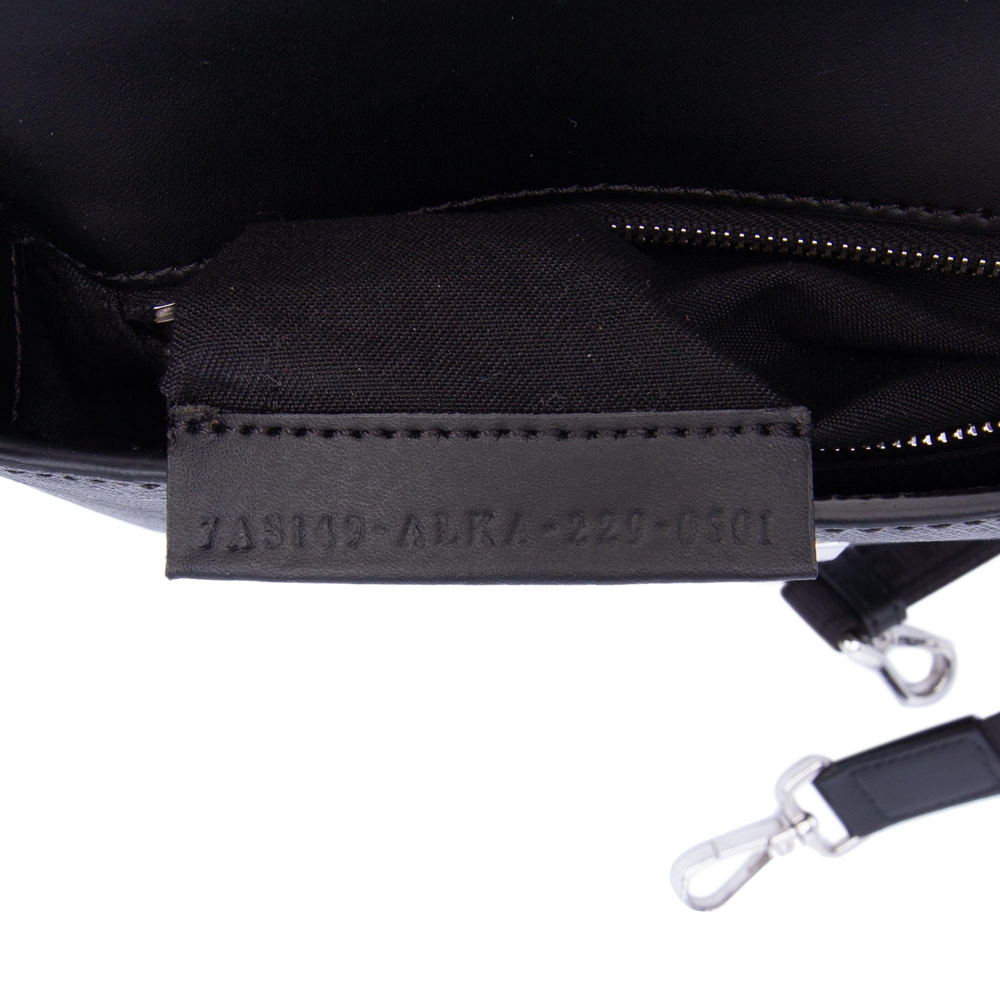 Fendi Zucca Coated Canvas FF 1974 Diagonal Convertible Baguette Satchel