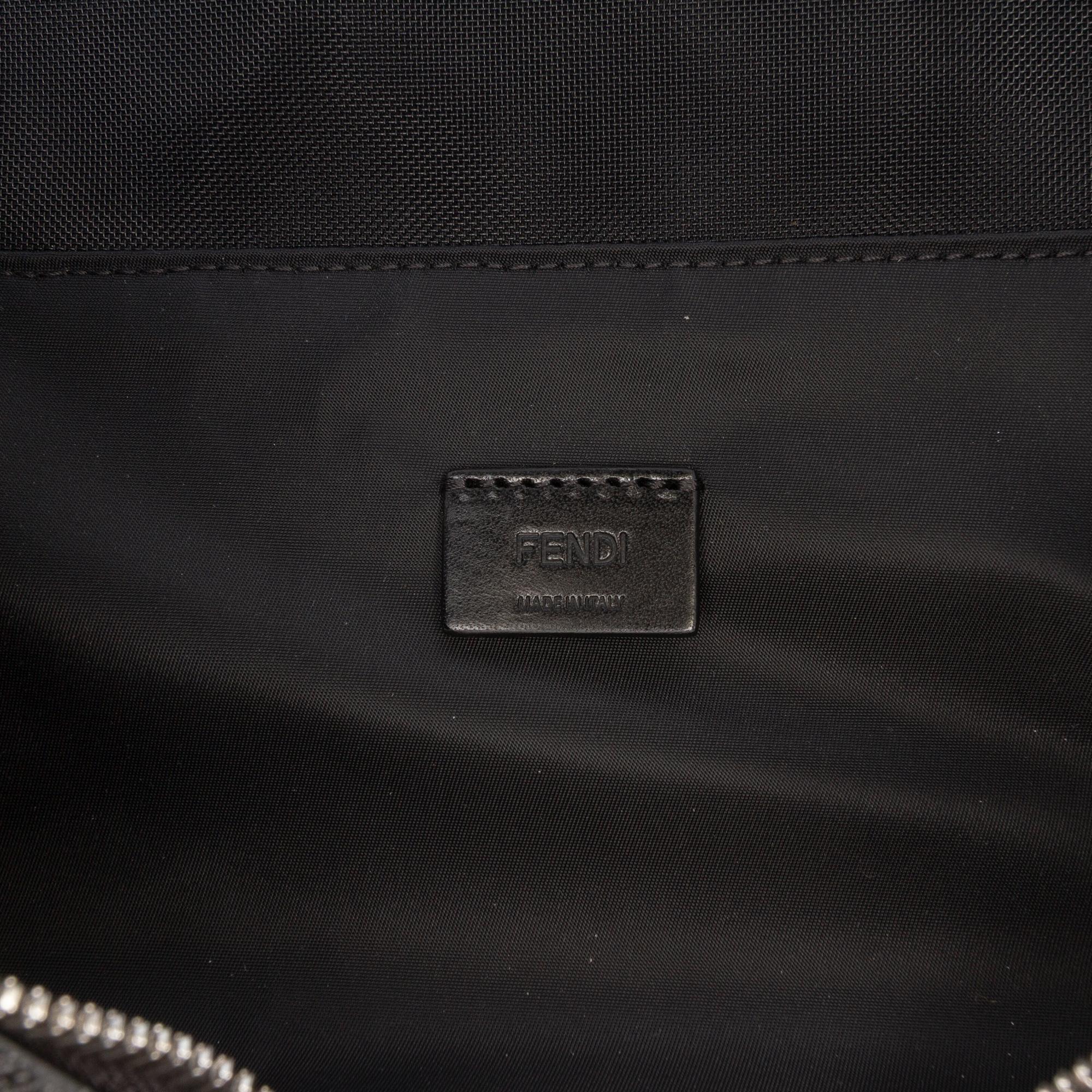 Fendi Zucca Coated Canvas FF Travel Essential Case