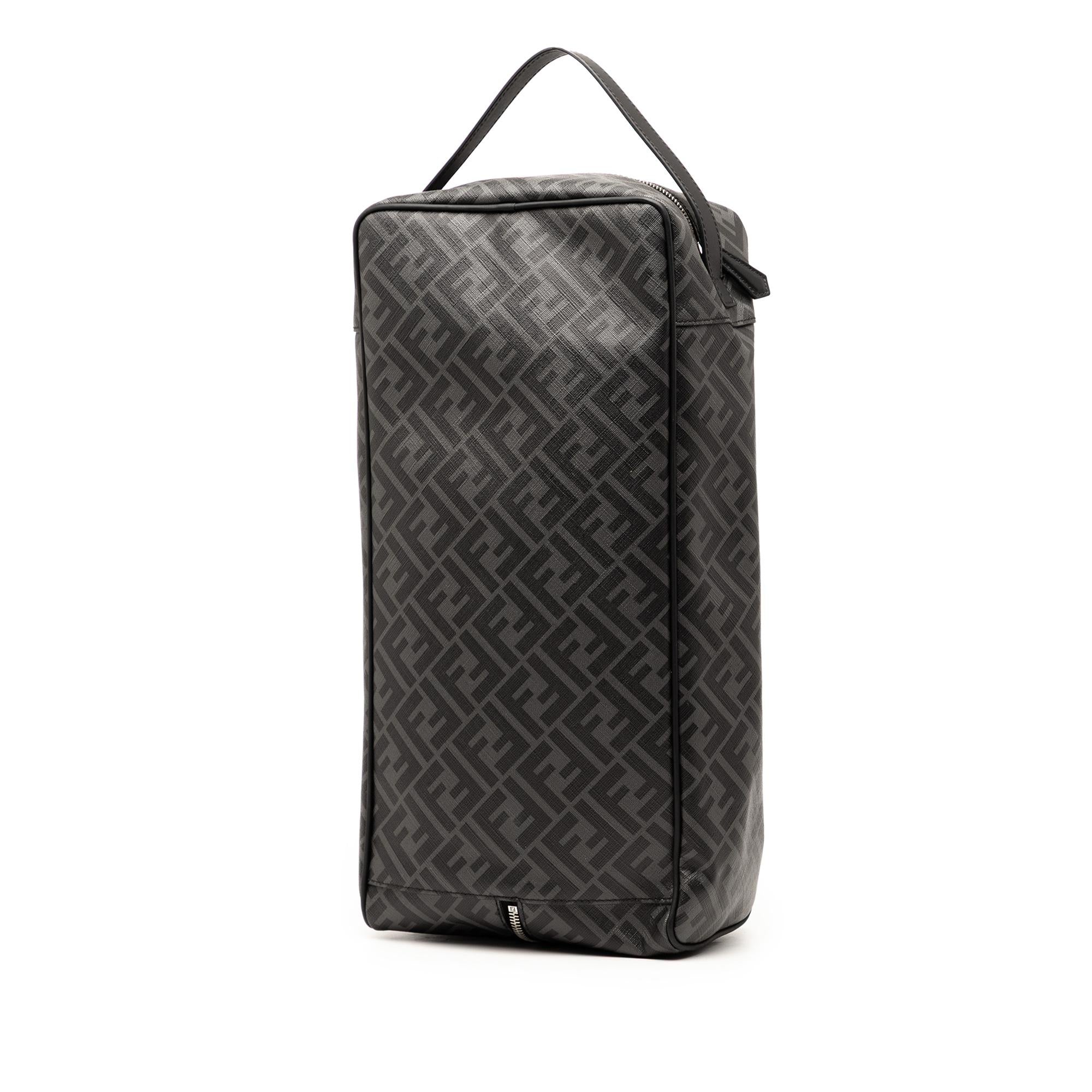 Fendi Zucca Coated Canvas Shoe Case