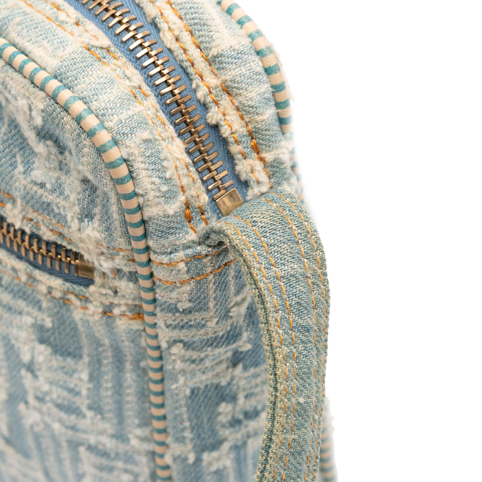 Fendi Zucca Denim Crossbody