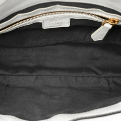 Fendi Zucca Embossed Leather Baguette Satchel