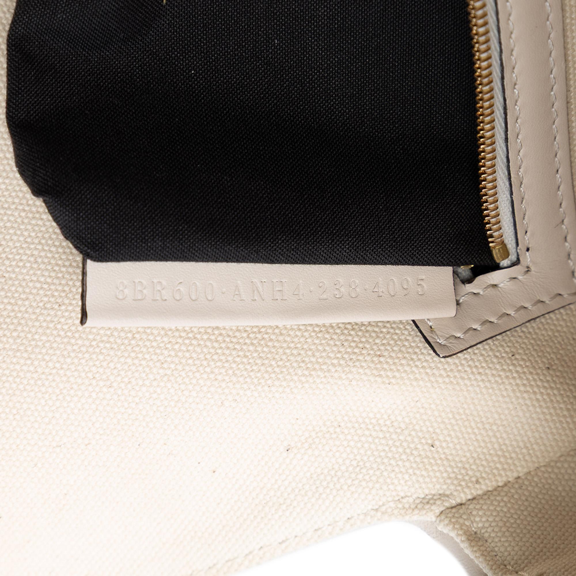 Fendi Zucca Embroidered Canvas Baguette Satchel