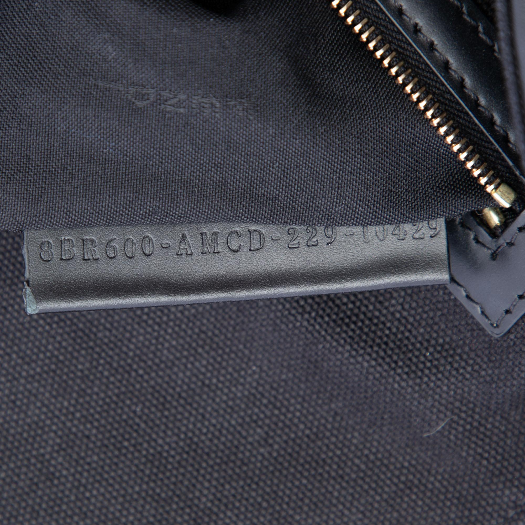 Fendi Zucca Embroidered Canvas Baguette Satchel