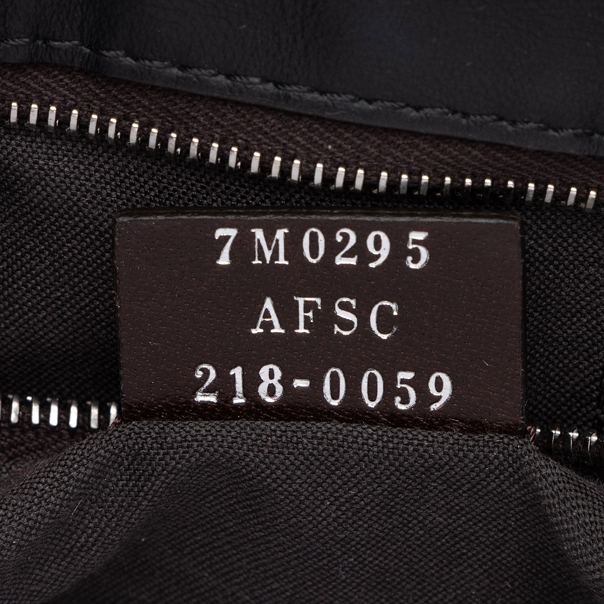 Fendi Zucca FF Canvas Baugette Crossbody