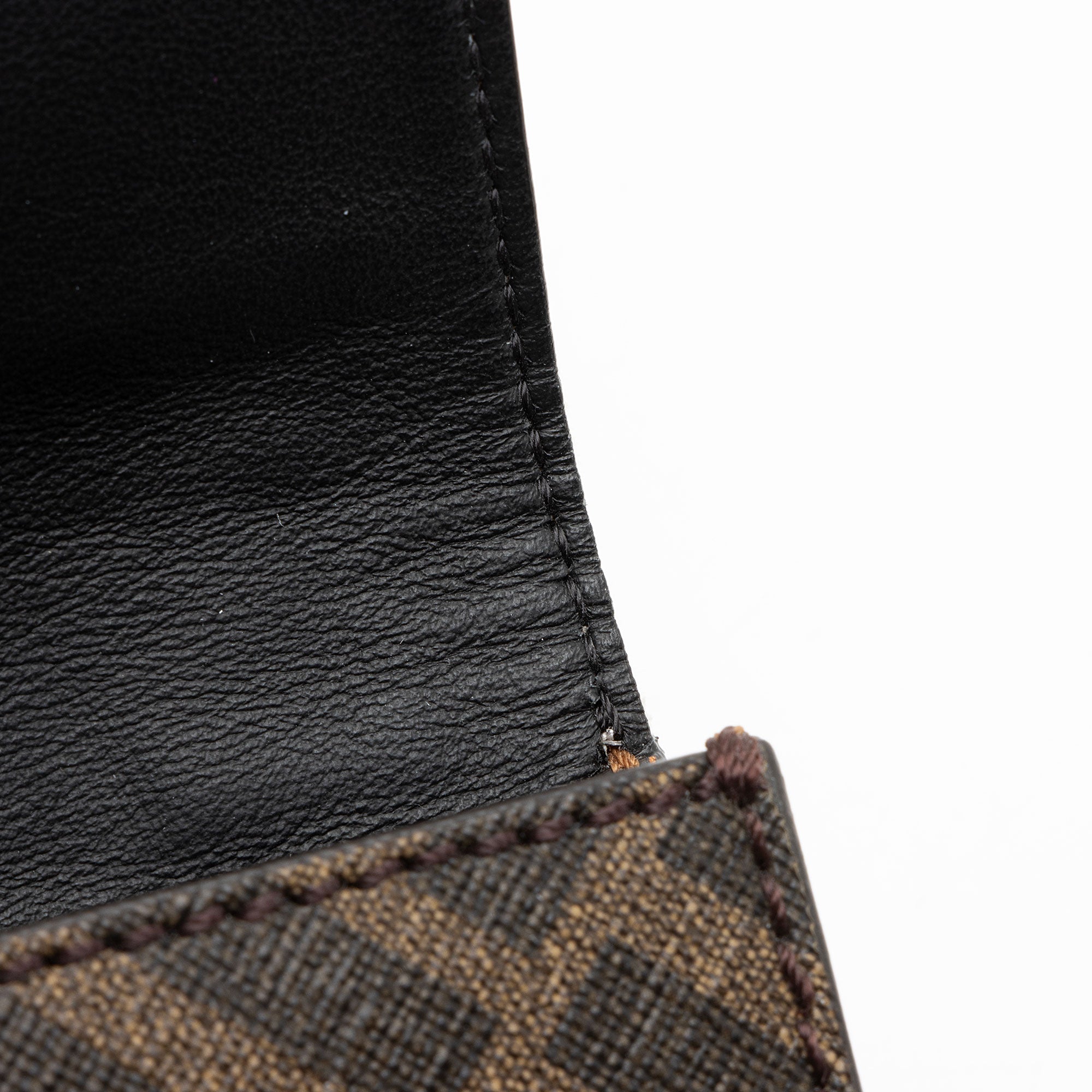 Fendi Zucca FF Canvas Baugette Crossbody