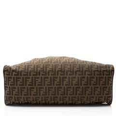Fendi Zucca Leather Du Jour Large Tote