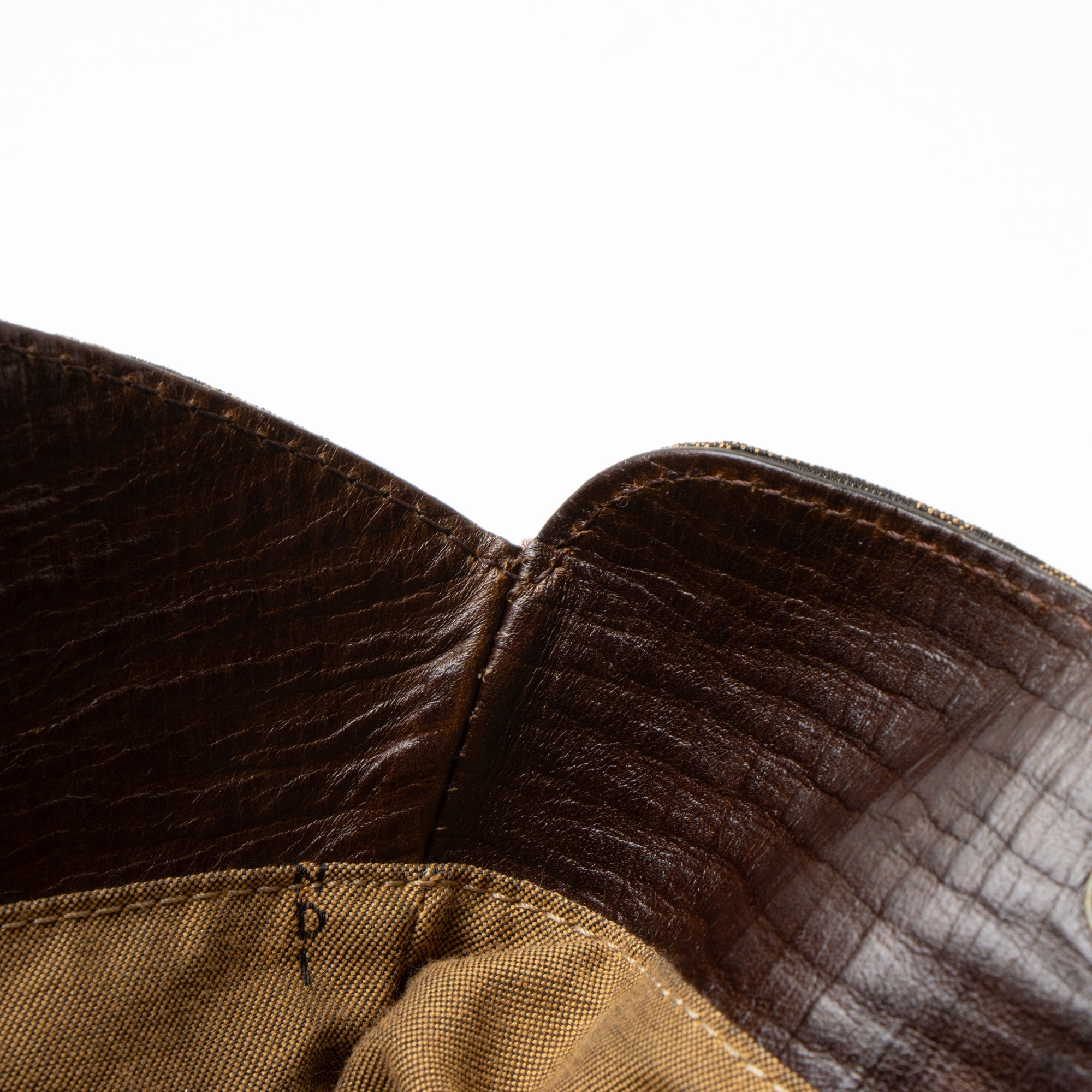 Fendi Zucca Leather Du Jour Large Tote