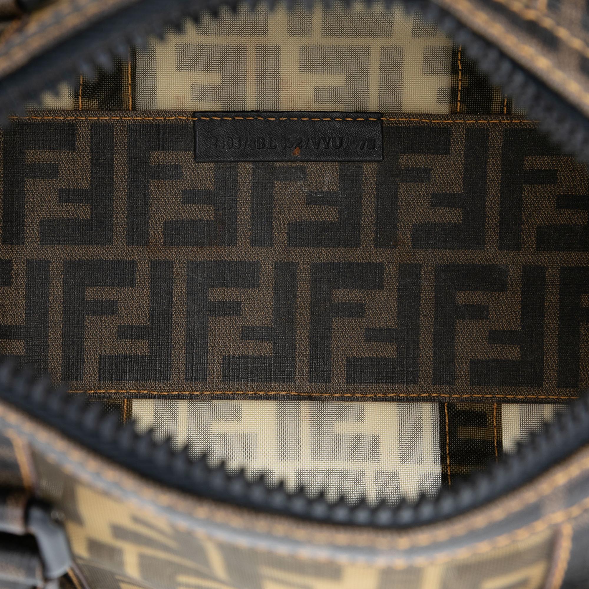 Fendi Zucca Mesh Boston Bag