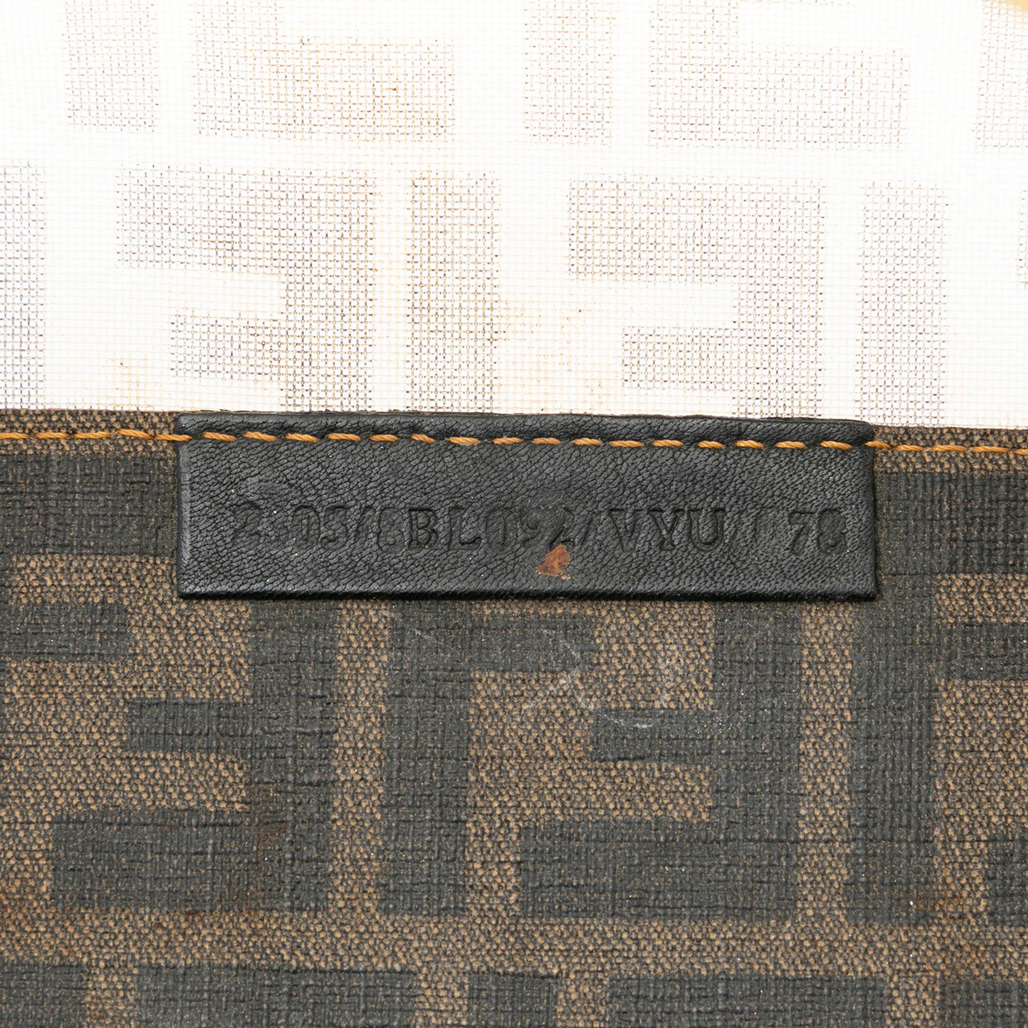 Fendi Zucca Mesh Boston Bag
