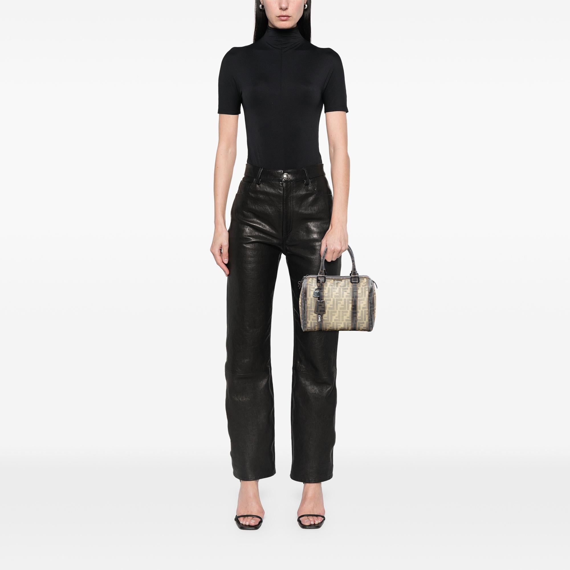 Fendi Zucca Mesh Boston Bag