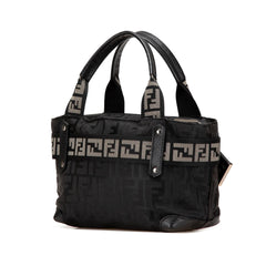 Fendi Zucca Nylon Zip Code Handbag