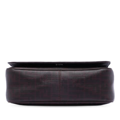 Fendi Zucca Spalmati Flap Crossbody