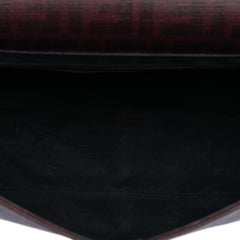 Fendi Zucca Spalmati Flap Crossbody