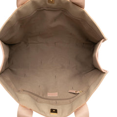 Fendi Zucca Trimmed Canvas Tote