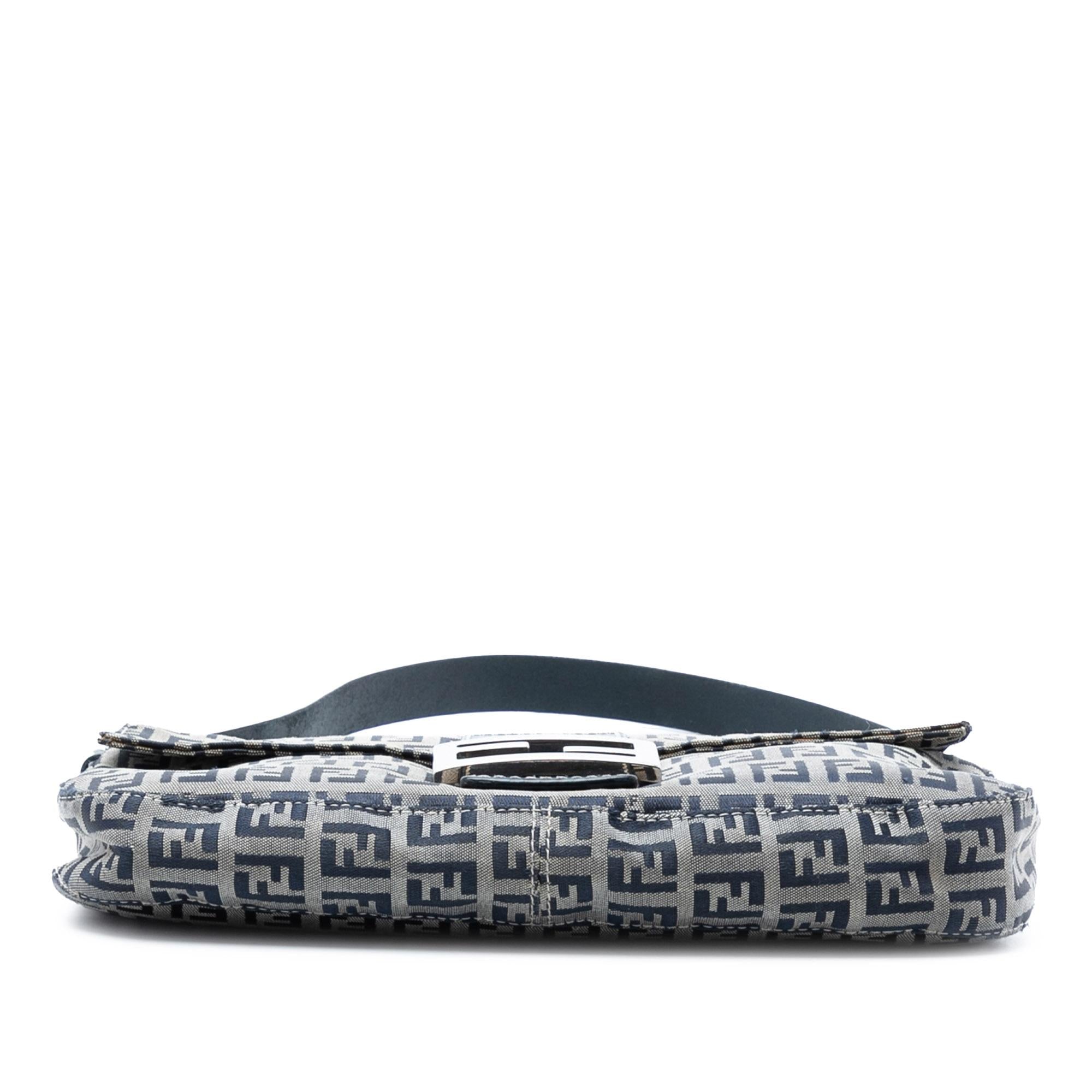 Fendi Zucchino Canvas Baguette