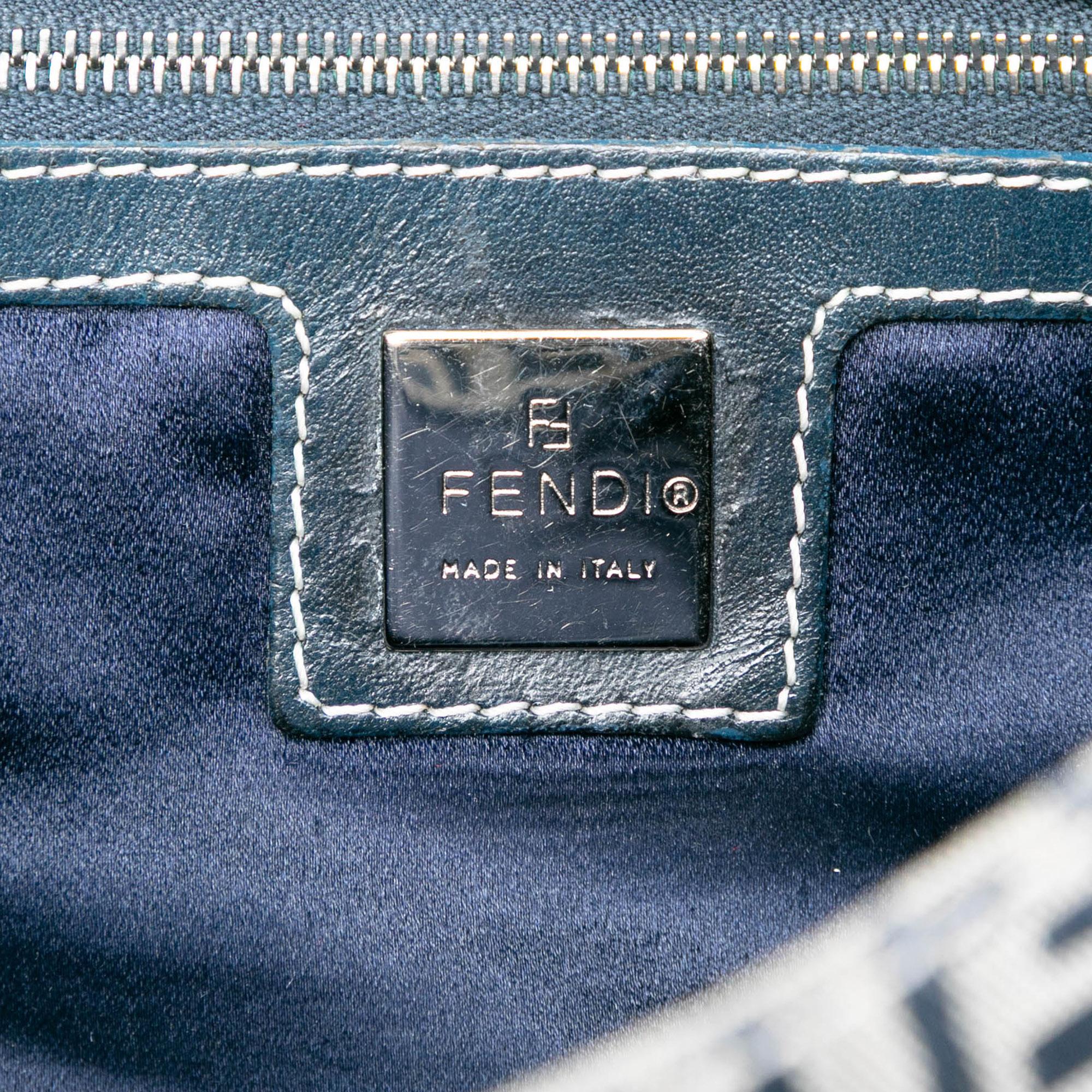 Fendi Zucchino Canvas Baguette