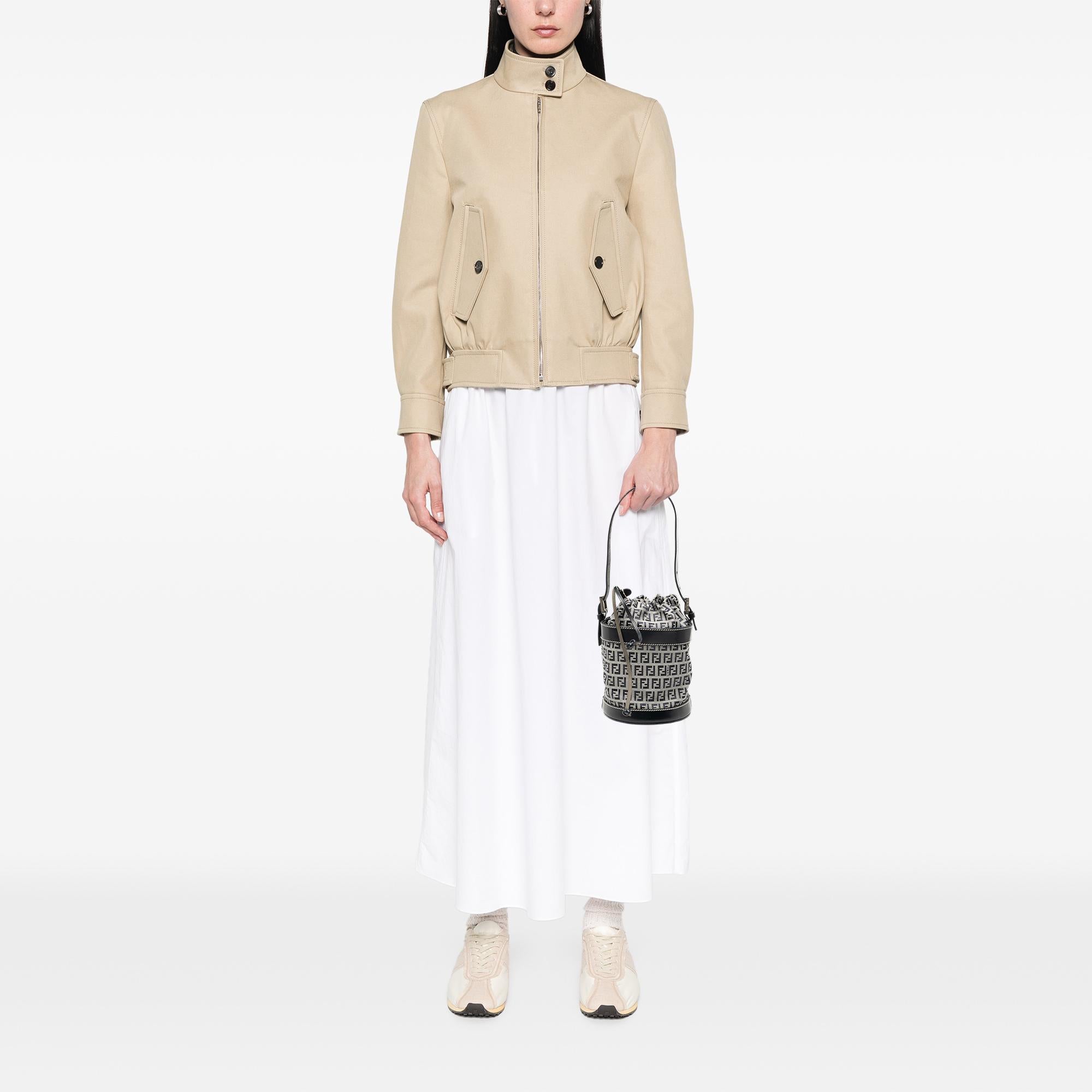 Fendi Zucchino Canvas Bucket Bag