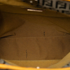 Fendi Zucchino Canvas Chef Front Pocket Shopping Tote