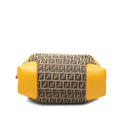Fendi Zucchino Canvas Chef Front Pocket Shopping Tote