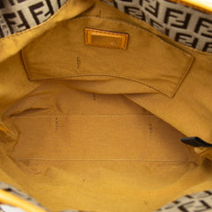 Fendi Zucchino Canvas Chef Front Pocket Shopping Tote