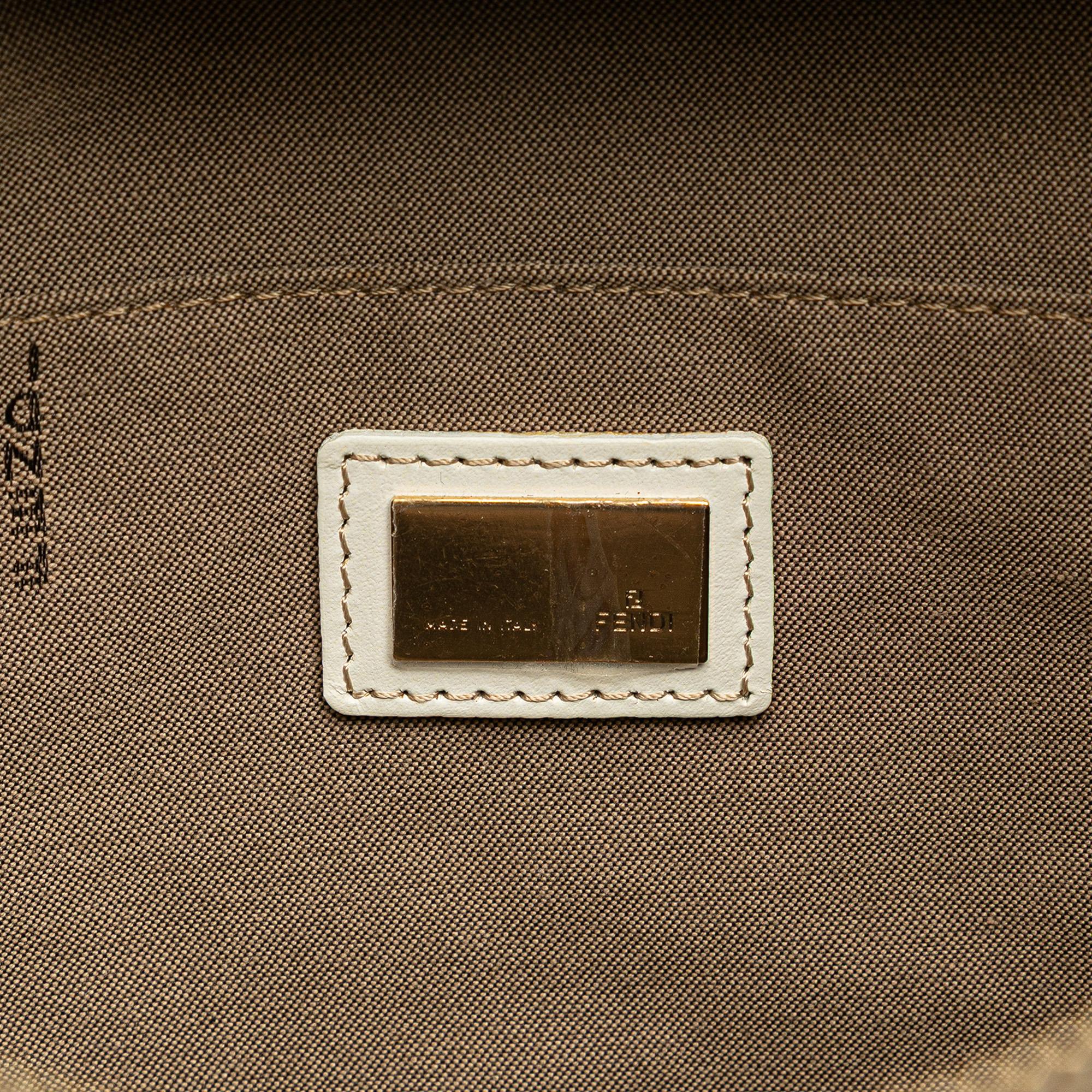 Fendi Zucchino Canvas Chef Pocket Hobo