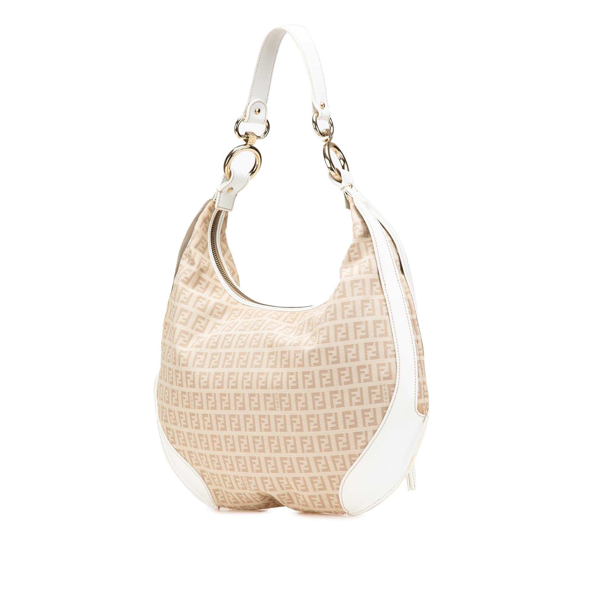Fendi Zucchino Canvas Chef Pocket Hobo