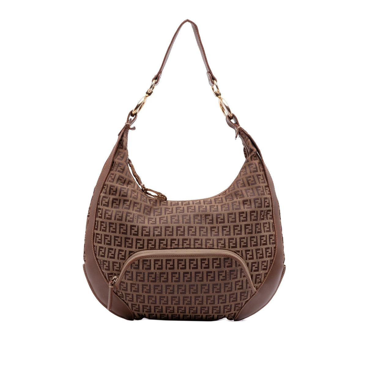Fendi Zucchino Canvas Chef Pocket Hobo
