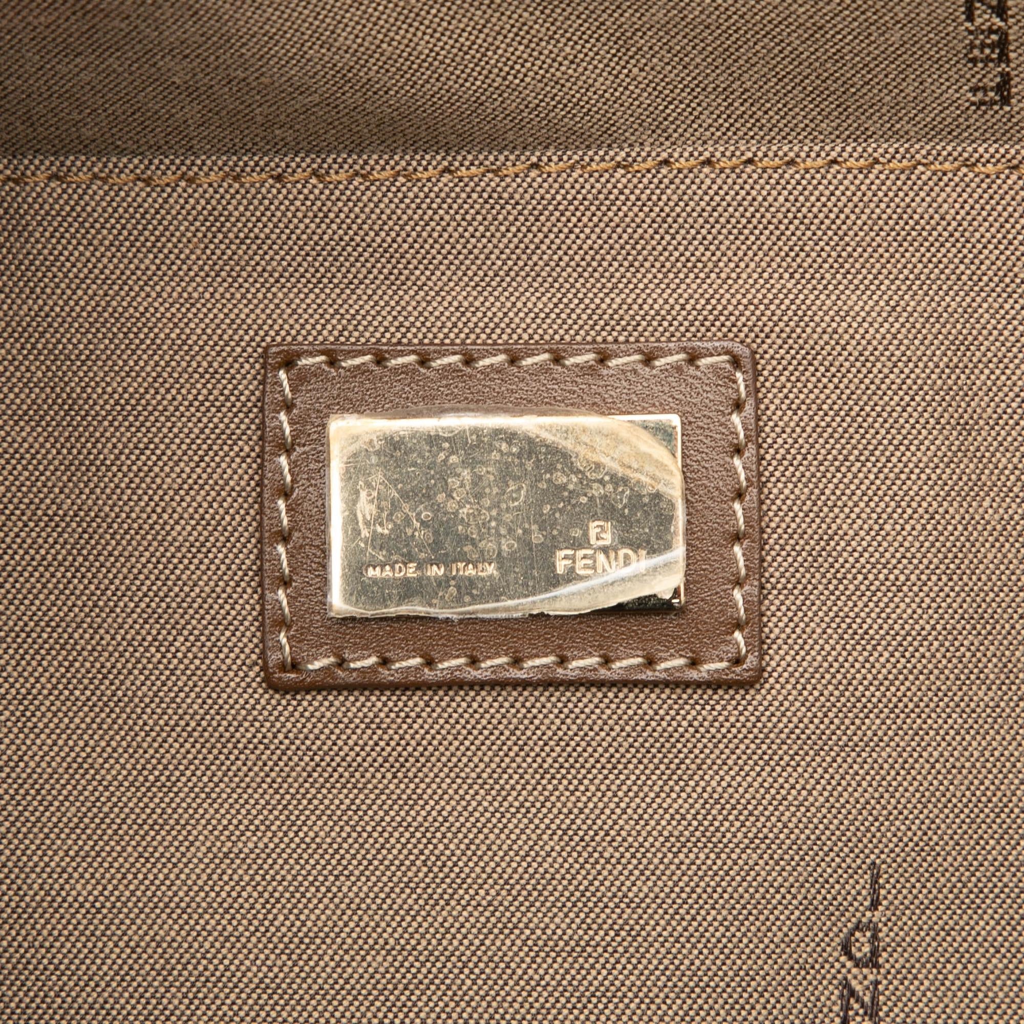 Fendi Zucchino Canvas Chef Shopping Tote