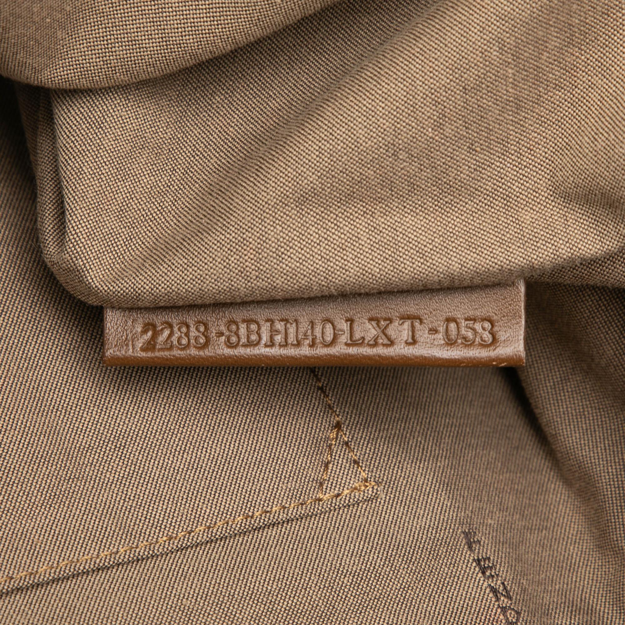 Fendi Zucchino Canvas Chef Shopping Tote
