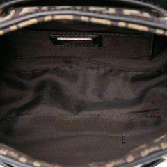 Fendi Zucchino Canvas Drawstring Shoulder Bag