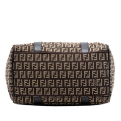 Fendi Zucchino Canvas Forever Boston Bag