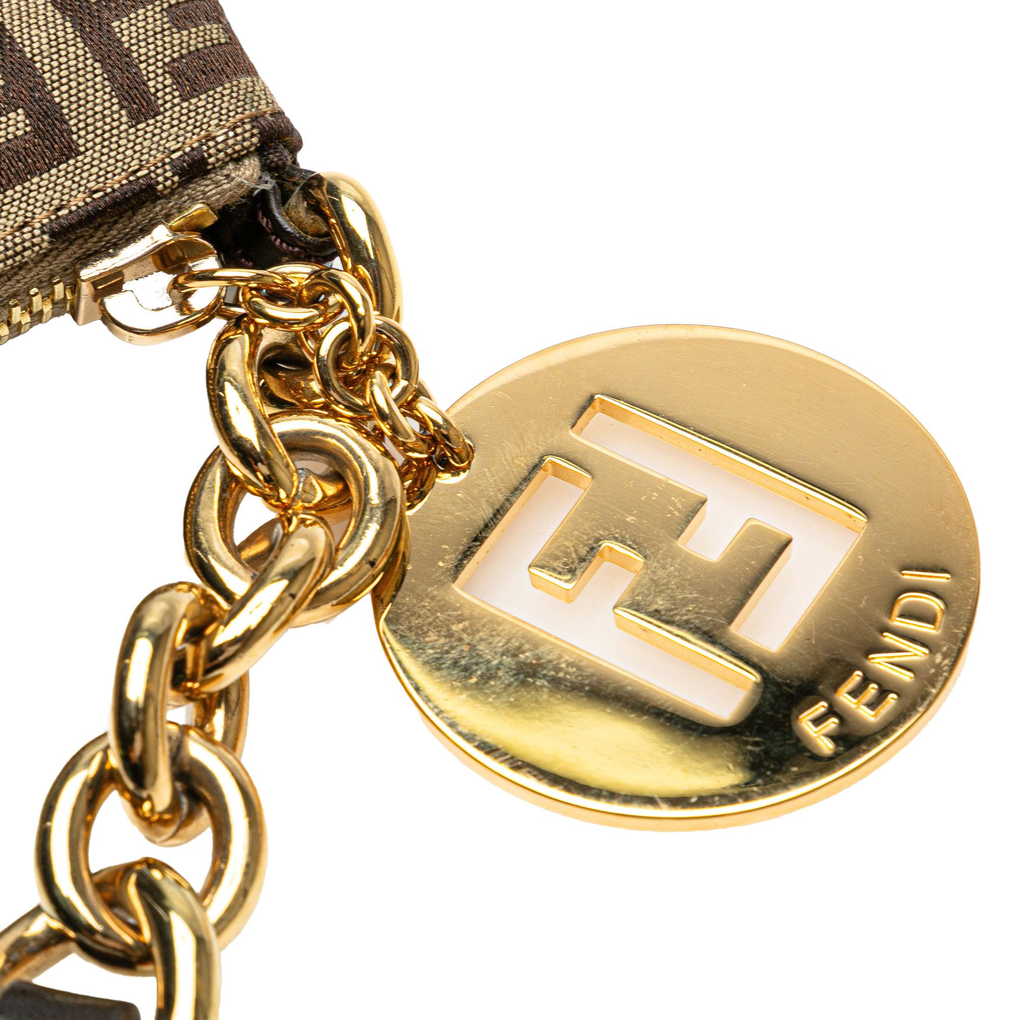 Fendi Zucchino Canvas Forever Crossbody