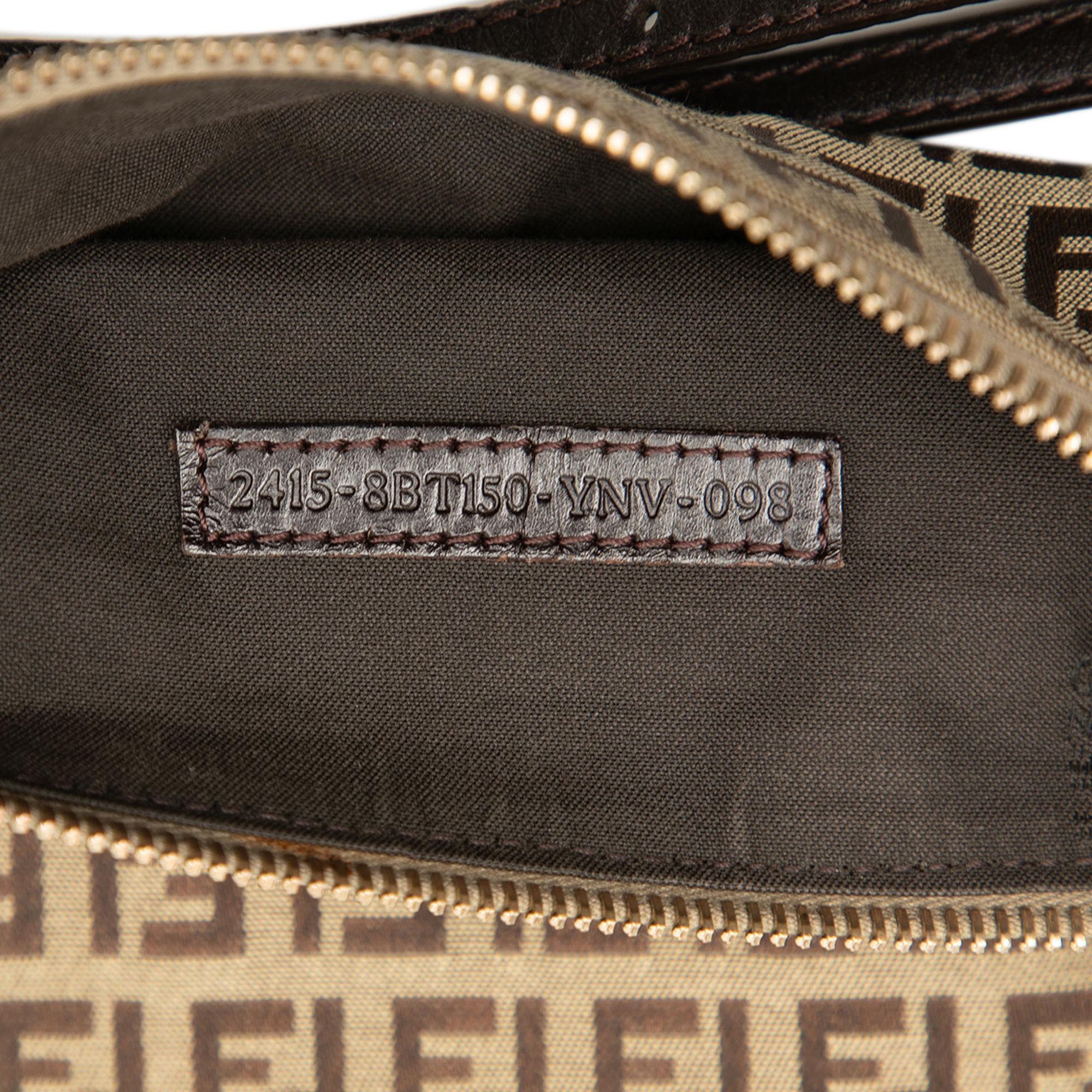 Fendi Zucchino Canvas Forever Crossbody
