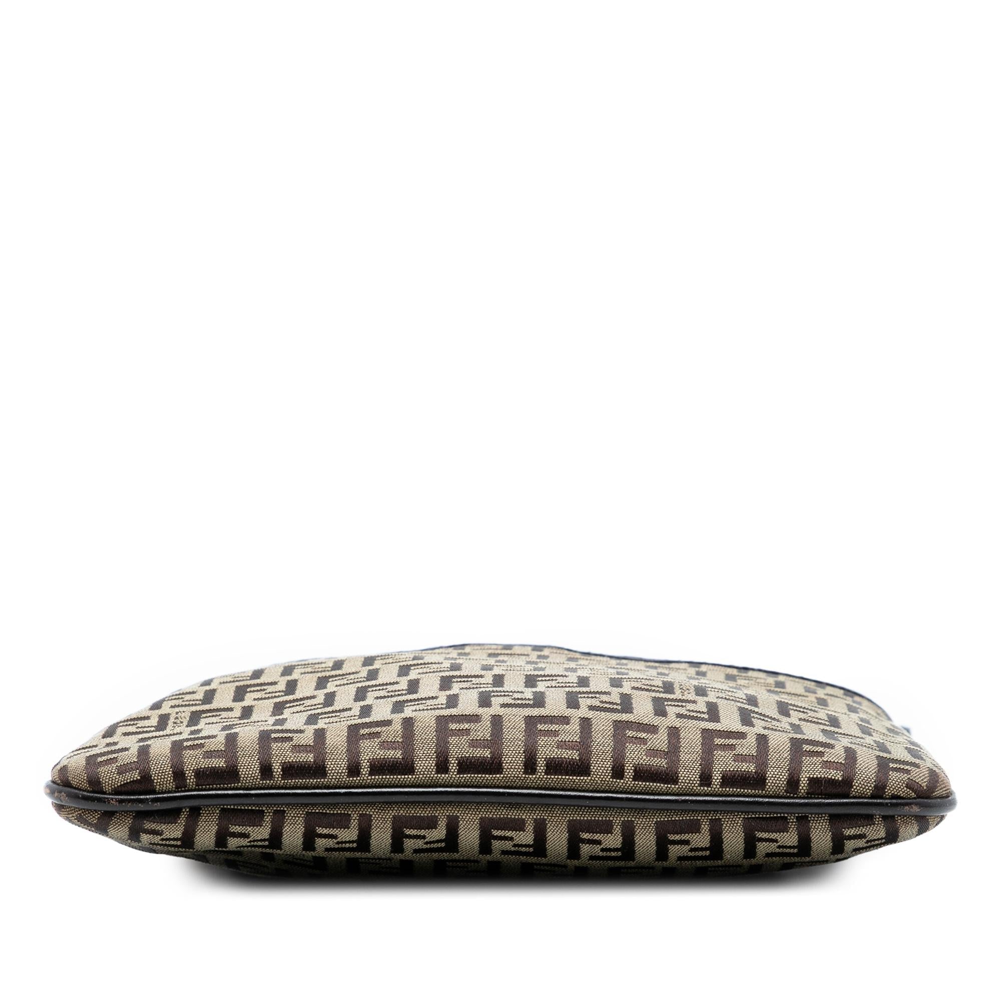 Fendi Zucchino Canvas Forever Crossbody