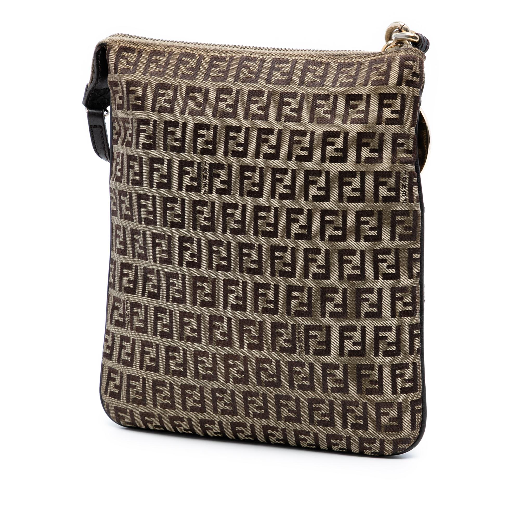 Fendi Zucchino Canvas Forever Crossbody