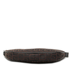 Fendi Zucchino Canvas Half Moon Pochette