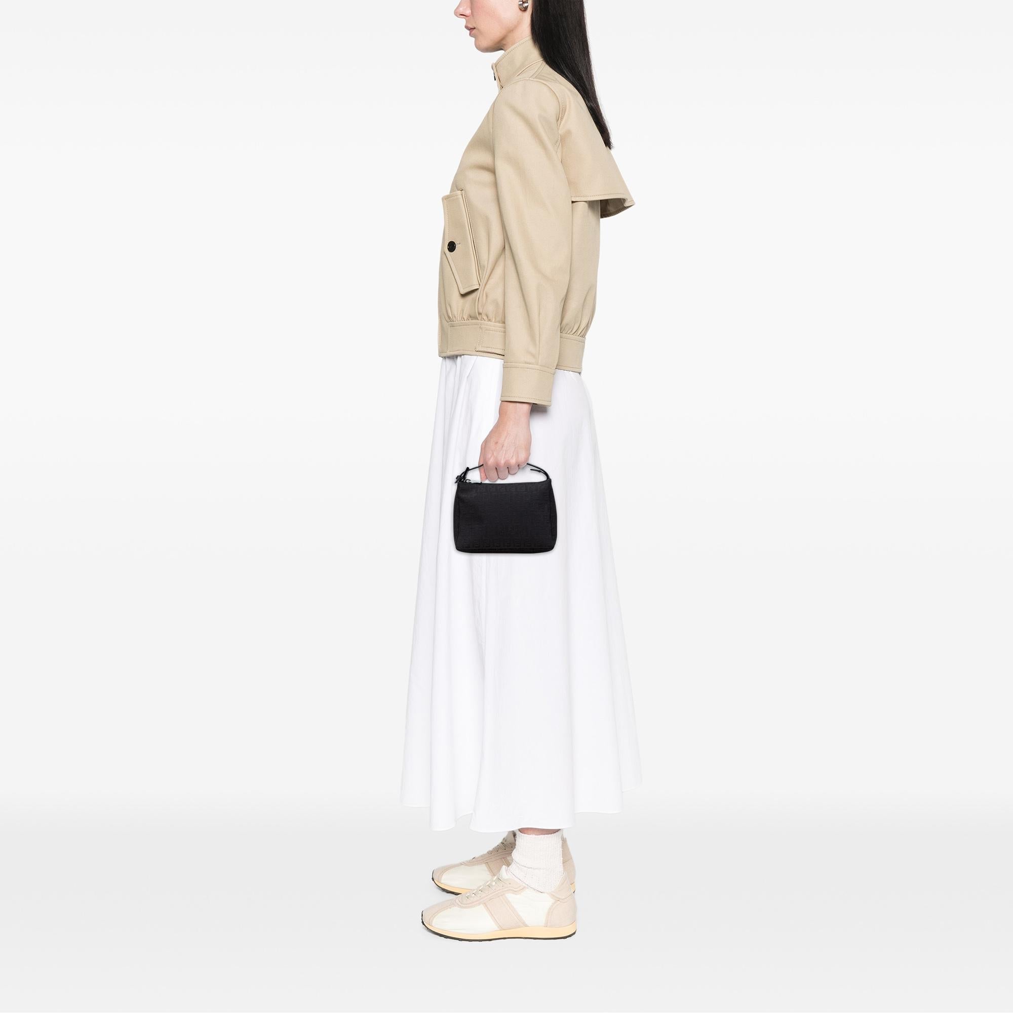 Fendi Zucchino Canvas Handbag