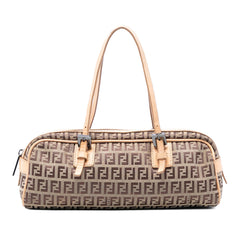 Fendi Zucchino Canvas Handbag