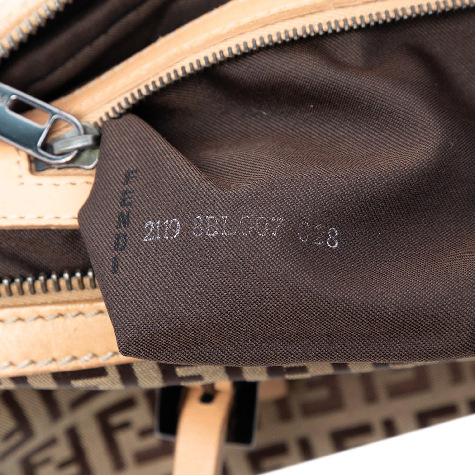 Fendi Zucchino Canvas Handbag