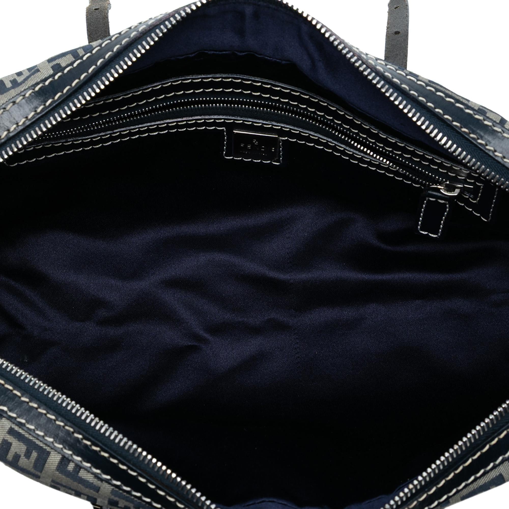 Fendi Zucchino Canvas Handbag