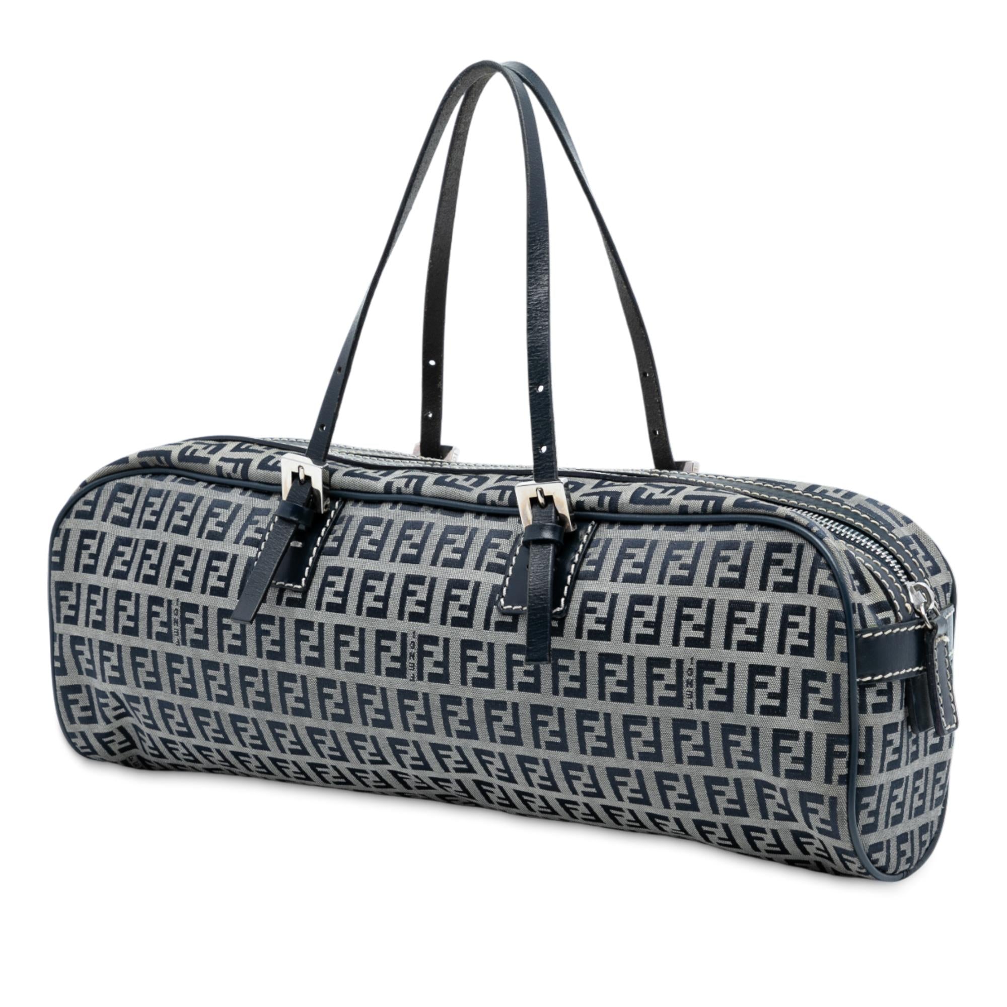 Fendi Zucchino Canvas Handbag