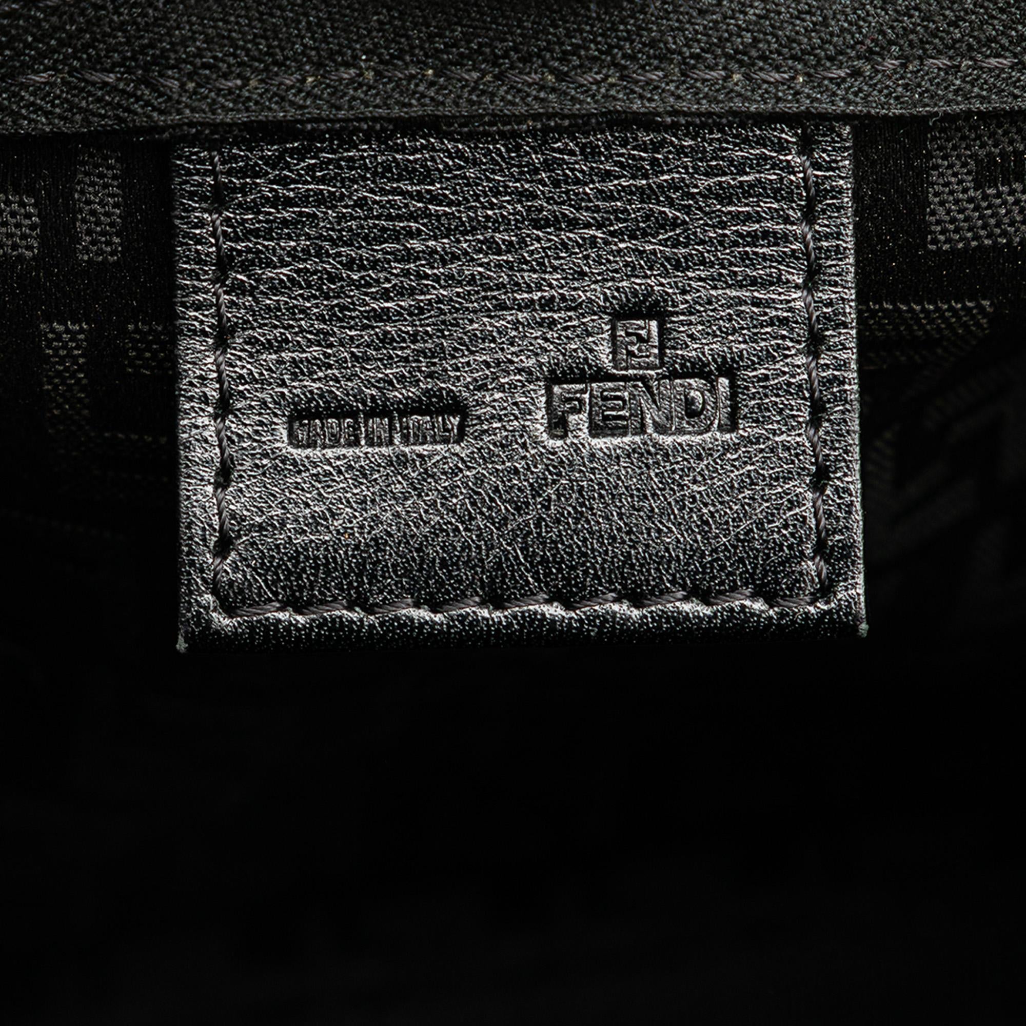 Fendi Zucchino Canvas Handbag