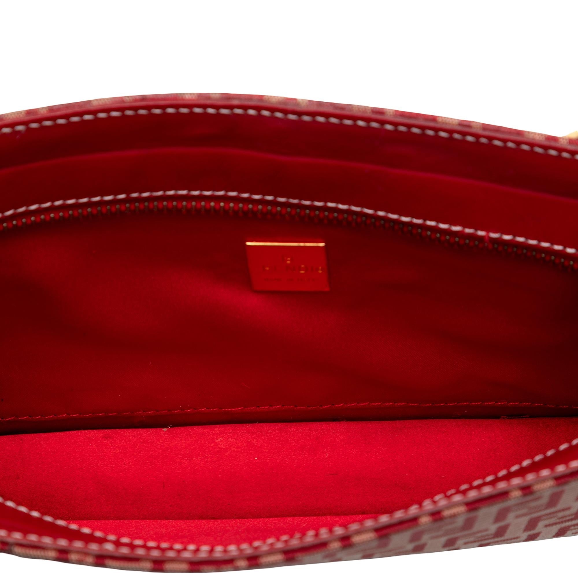 Fendi Zucchino Canvas Handbag
