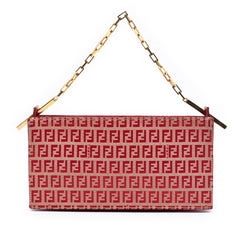 Fendi Zucchino Canvas Handbag