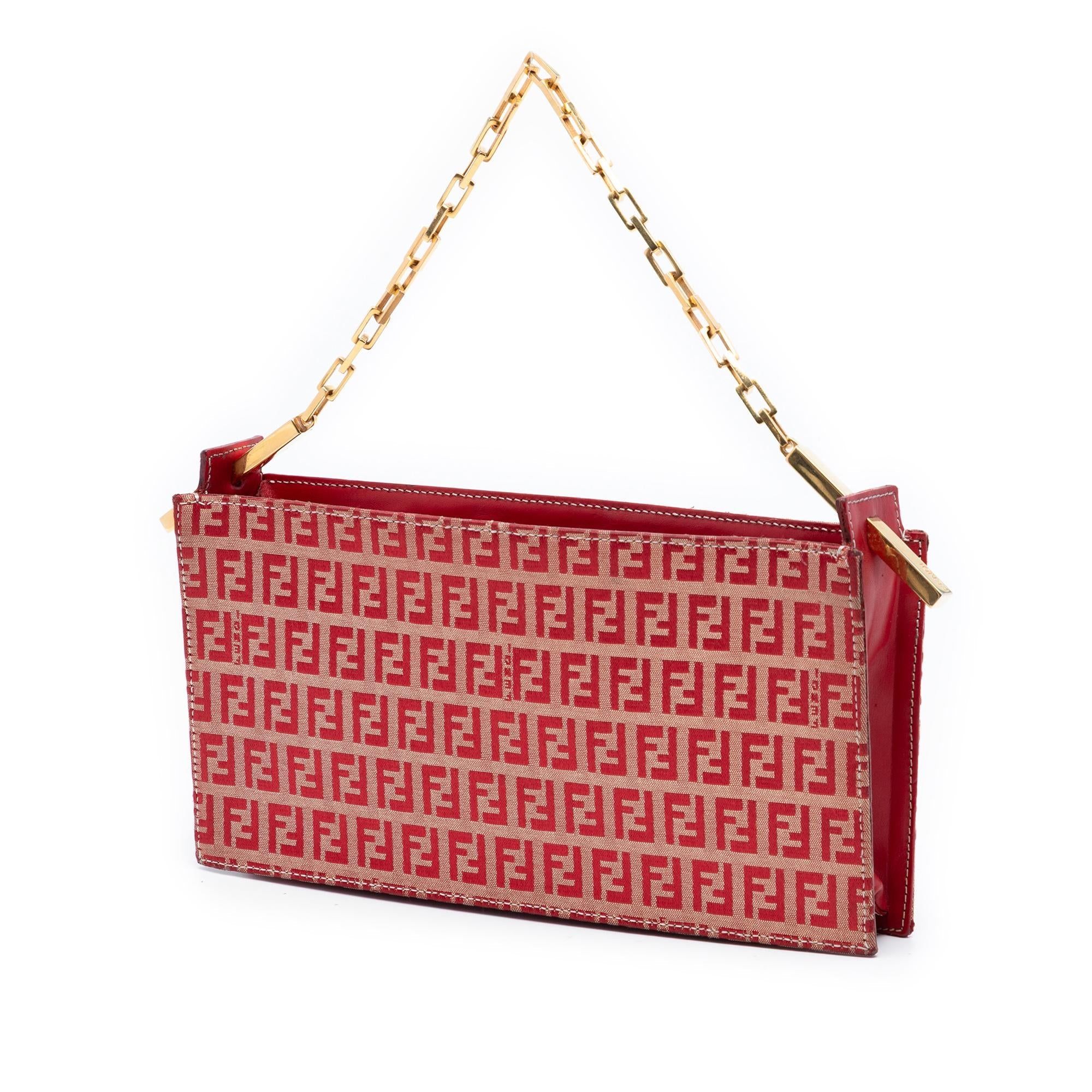 Fendi Zucchino Canvas Handbag