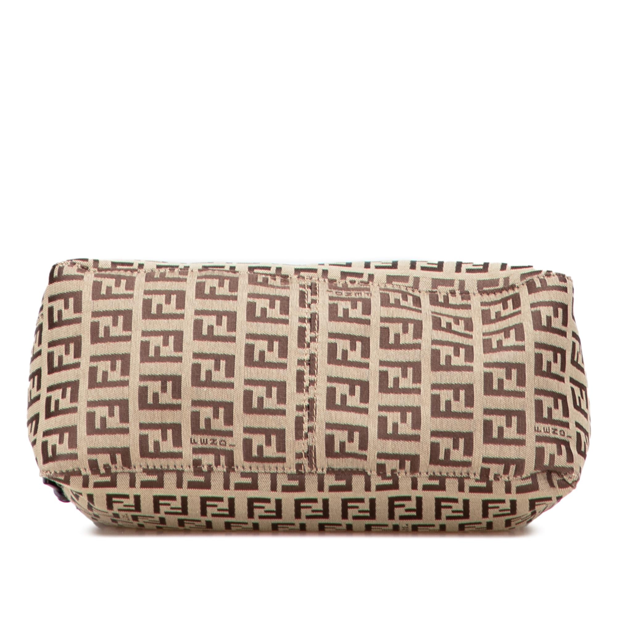 Fendi Zucchino Canvas Handbag